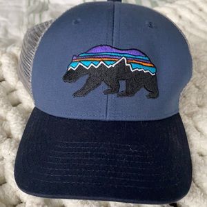 Patagonia bear logo hat